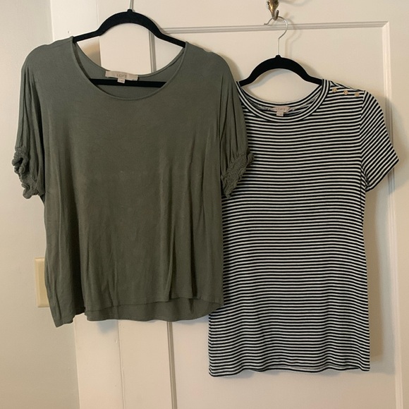 Green LOFT top - Picture 1 of 2